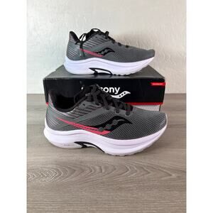 Saucony AXON Gray Pink White Women’s Running Shoes Size 8 EU 39- NIB